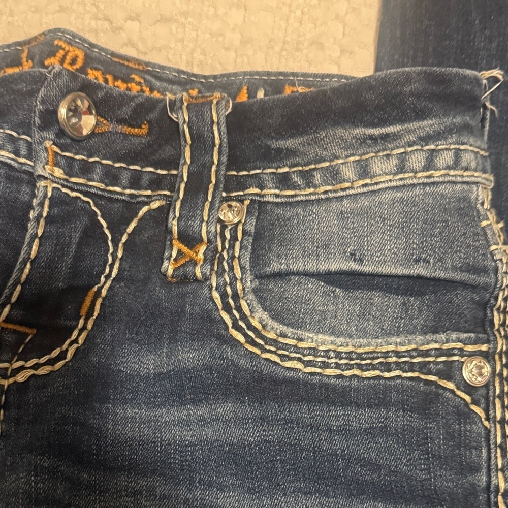 Rock Revival Women's “Boris” Distressed Skinny Jeans. 25. Like New!! - Picture 5 of 9